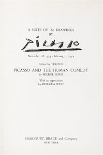 PICASSO, PABLO. Picasso and the Human Comedy. New York, (1954). With 12 original lithos.