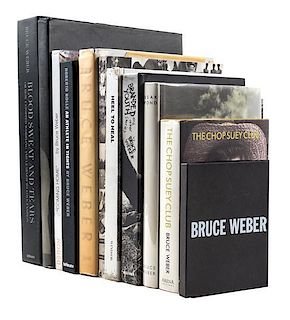 (WEBER, BRUCE) A group of 11 Bruce Weber photo books, many inscribed, first edition.