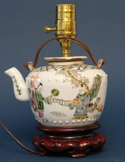 Chinese Teapot and Stands