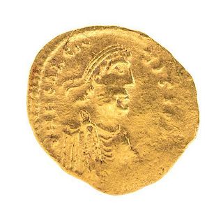 * Byzantium (Circa 625 CE), Gold Tremissis
