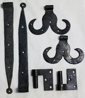 Two Pairs of Antique Hinges