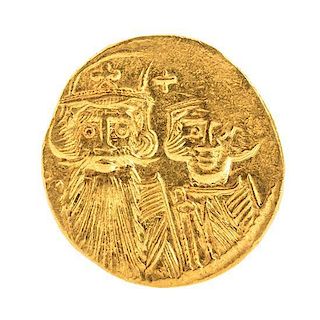 * Byzantium (circa 650 CE), Gold Solidus