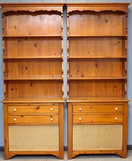 Pair of Pine Speaker Cabinets