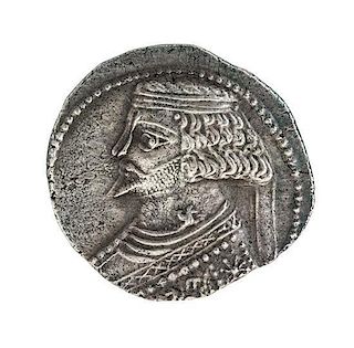 * Parthian Empire (circa 100 BCE), Silver Tetradrachm