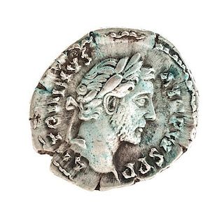 * Roman Empire (circa 140 CE), Silver Denarius