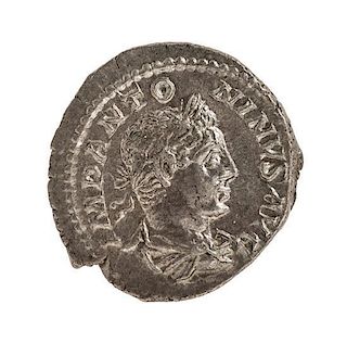 * Roman Empire (circa 200 CE), Silver Denarius