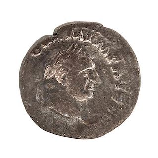 * Roman Empire (circa 70 CE), Silver Denarius