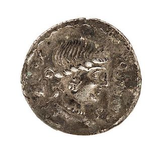 * Roman Republic (circa 137 BCE), Silver Denarius