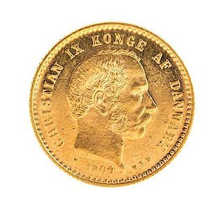 * Kingdom of Denmark (1900 CE), Gold 10 Kroner