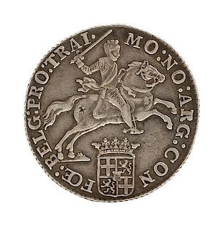 * Kingdom of the Netherlands (1758 CE),  Silver Half Rider