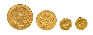 A Collection American Gold Coins