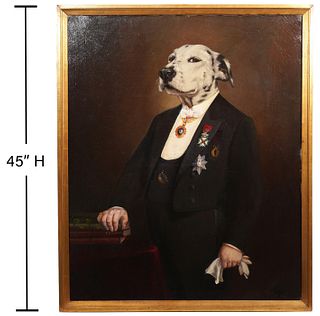 Thierry Poncelet Portrait of a Dog as an Officer