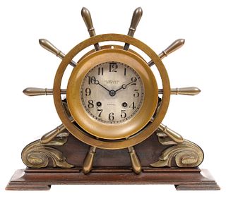Chelsea Antique Ship's Bell Mantle Clock