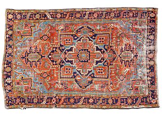Antique Heriz Persian Carpet