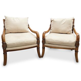 Pair Of Kreiss Wooden Chairs