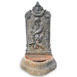 Cast Iron Figural Garden Fountain