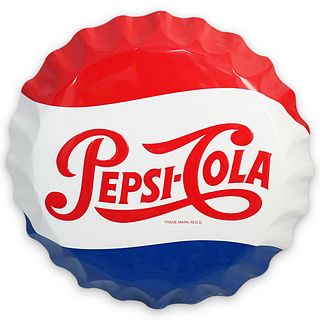 Pepsi Bottle Cap Sign