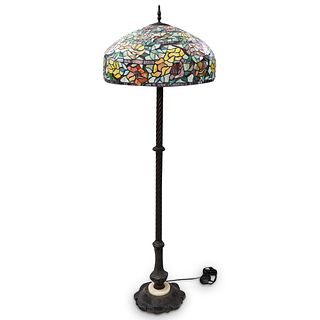 Tiffany Style Stained Glass Floor Lamp