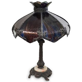 Iridescent Stained Glass Table Lamp