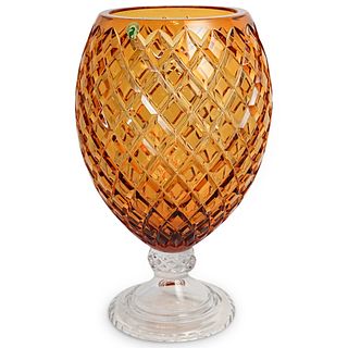 Large Waterford x Jorge Perez Golden Age Crystal Vase