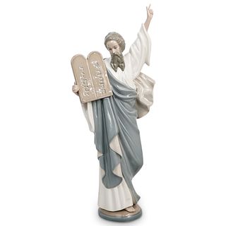Large Lladro "Moses" Porcelain Figurine