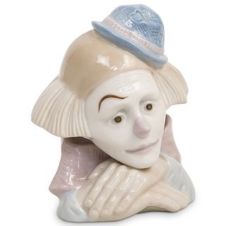 Porcelain "Feelings" Clown Bust Figurine