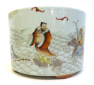 Fine Porcelain Qianlong Style Brush Pot
