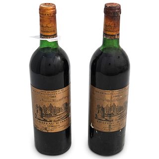 (2 Pc) 1983 "Chateau D Issan" Margaux Red Wine Bottles