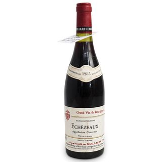 1985 "Echezeaux" Grand Vin de Bourgogne Red Wine Bottle