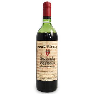 1978 "Chateau Trimoulet" St. Emilion Grand Cru Classe Wine Bottle