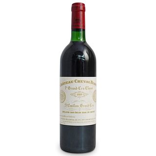 1989 Saint Emilion Grand Cru Chateau Cheval Blanc Wine Bottle