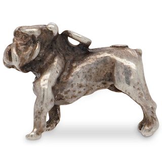 Sterling Silver Bulldog Charm
