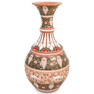 Large Greek Painted Terracotta Vase