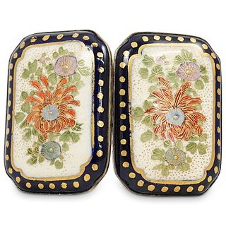 Chinese Enameled Hand Painted Buckle