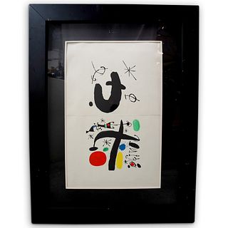 Joan Miro (Spain.1893-1983) Lithograph