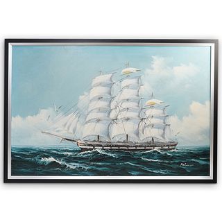 Robinson Nautical Oil On Canvas