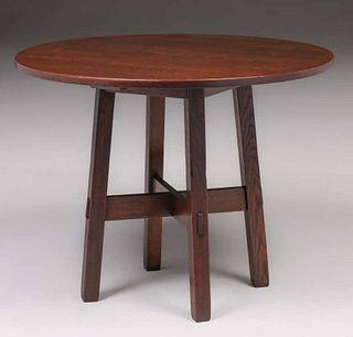 Stickley Brothers 38"d Table c1910