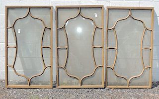 Three 19th Century Oak Windows