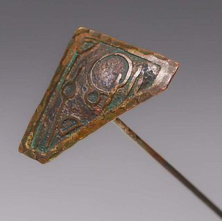 Frost â€“ Dayton, OH Acid-Etched Hat Pin c1910