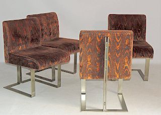 Four Kagan-style Dining Chairs