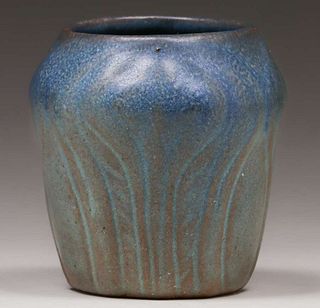 Van Briggle Matte Blue Vase 1920