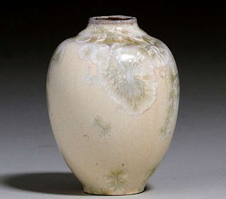 University City Pottery Miniature Crystalline Vase c1913