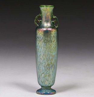 Loetz Ancient Grecian Inspired Glass Vase c1900