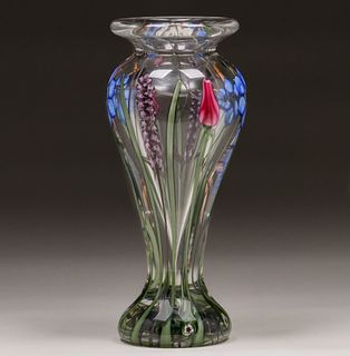 Vandermark-Merritt Glass Vase c1980s