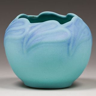 Van Briggle Spherical Vase Mid-Century