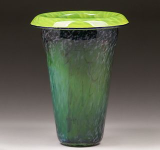 Flared Art Glass Vase c2000s