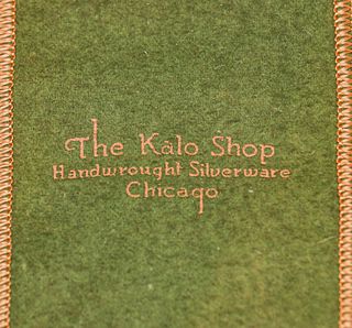 Kalo Shop - Chicago Handwrought Silverware Felt Holders c1910s