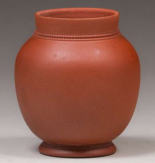 Roblin Art Pottery â€“ San Francisco Small Bisque Cabinet Vase c1905