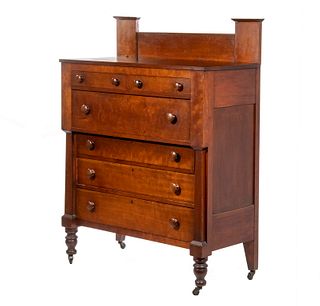 FEDERAL PERIOD CHERRY CHEST OF DRAWERS