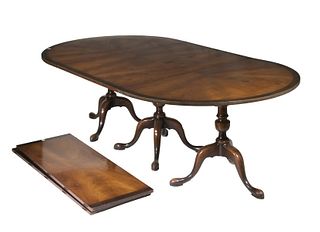 REGENCY THREE-PART TILT TOP DINING TABLE WITH (4) LEAVES